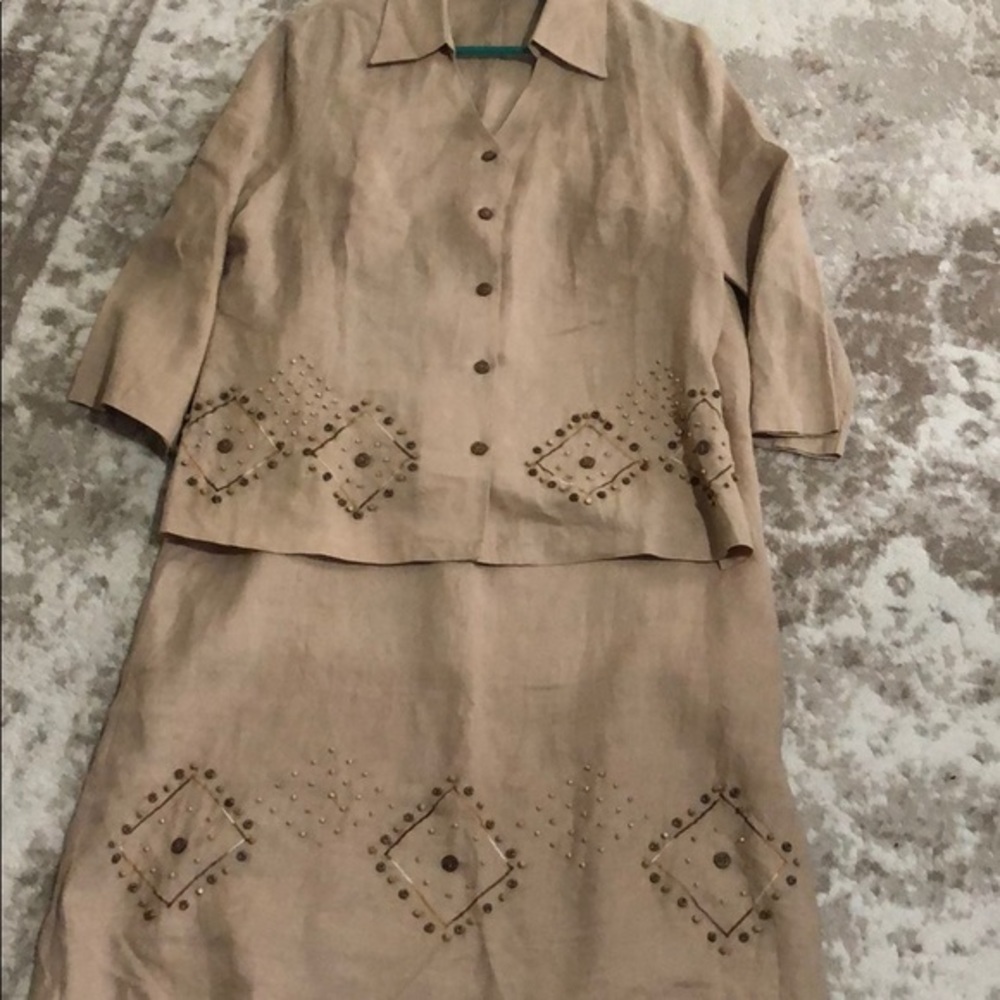 💯 per cent Linen Alfredo set